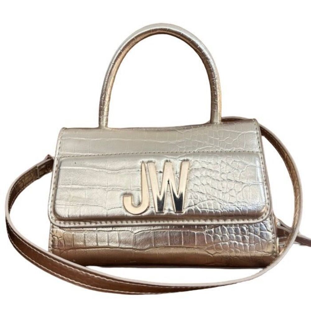 Jason Wu Croc Embossed Metallic Crossbody NWOT